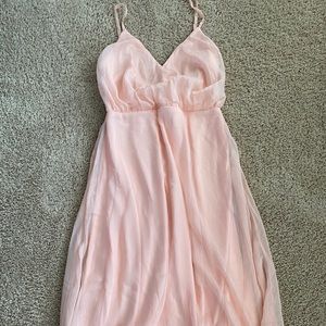 Lulus Blush Flowy Dress